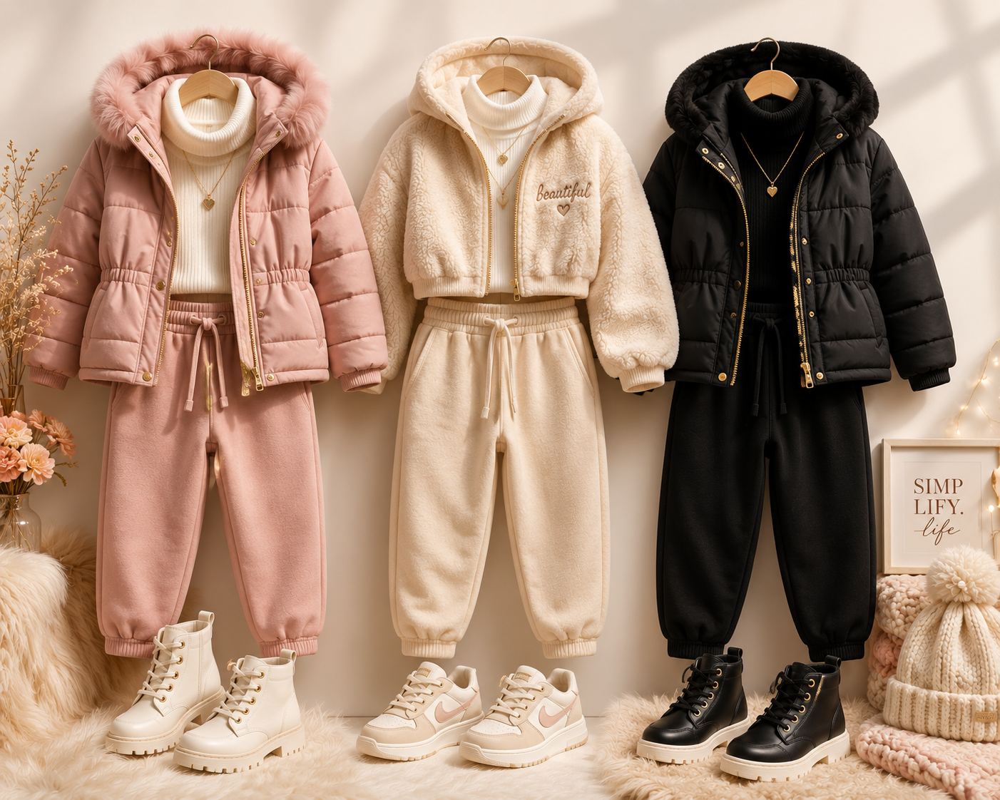 Conjuntos Feminino De inverno